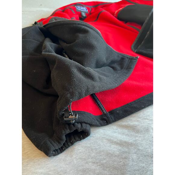 Pure Polaris men’s XL fleece coat zip up snowmobile RZR winter jacket black snow - Picture 3 of 6